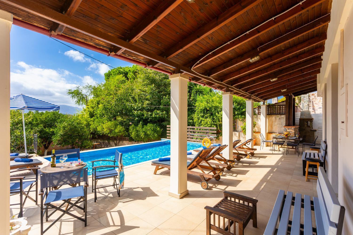 Villa Maro Large Private Pool Ac Wifi Kefalas Экстерьер фото