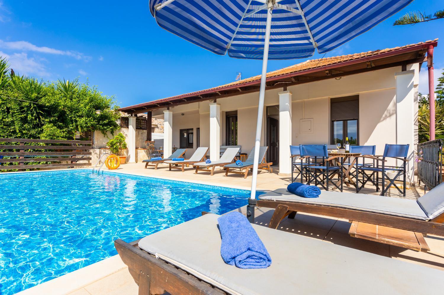 Villa Maro Large Private Pool Ac Wifi Kefalas Экстерьер фото