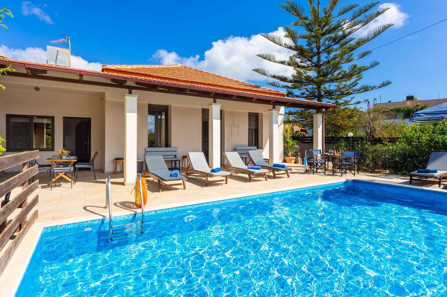 Villa Maro Large Private Pool Ac Wifi Kefalas Экстерьер фото